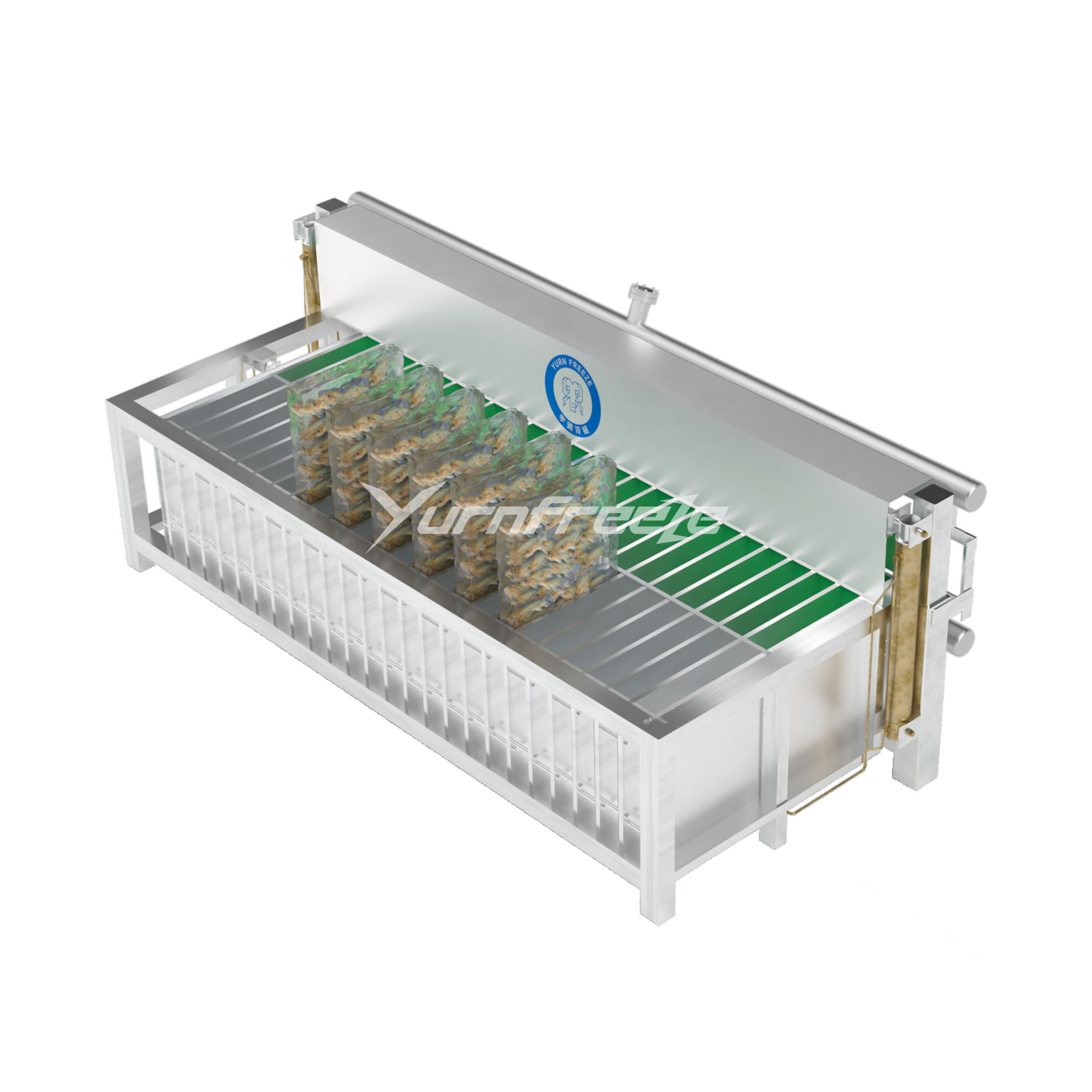 Vertical Plate Freezer Freezing Tilapia Fish