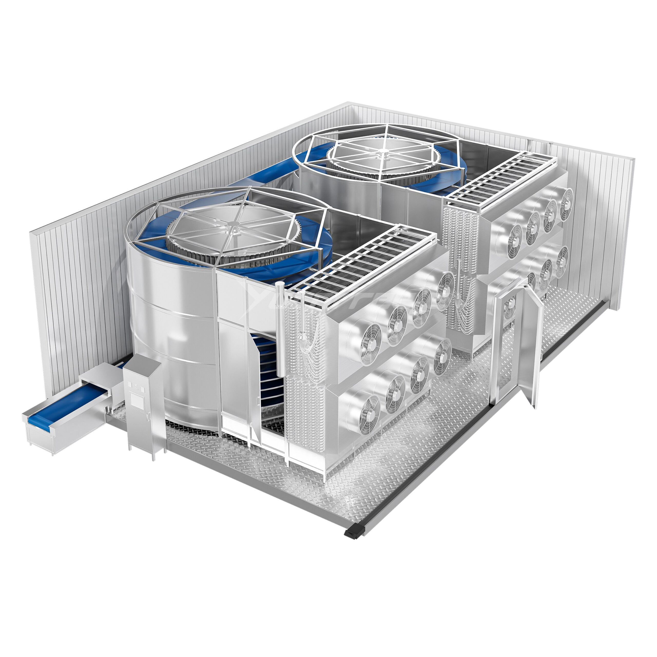 Double Drum Spiral Freezer