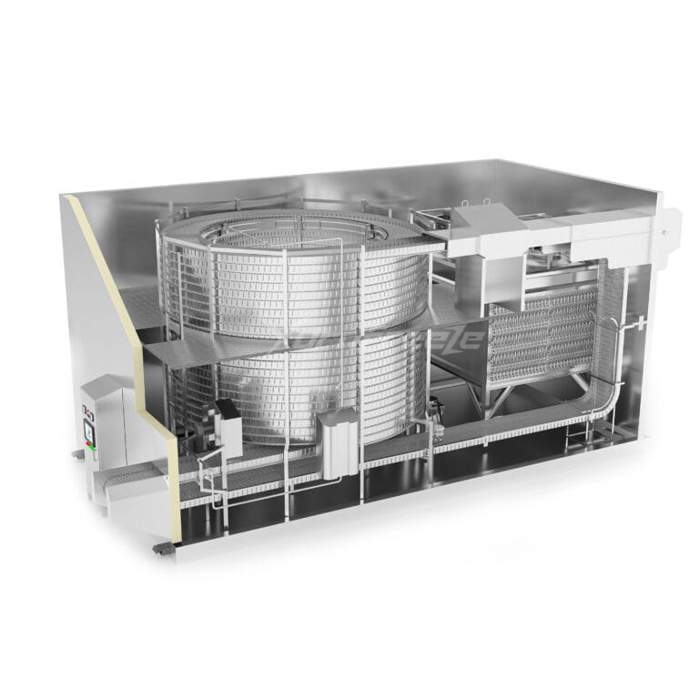 Self-stacking Spiral Freezer