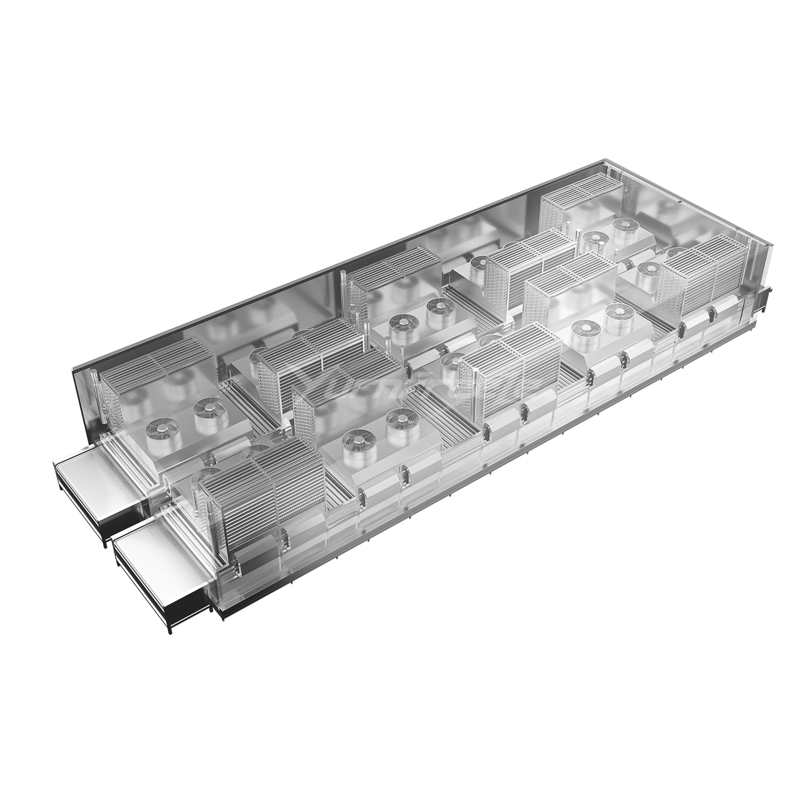 Stainless steel belt tunnel freezer