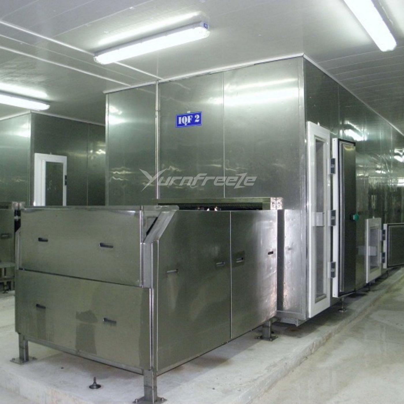 Impingement stainless steel belt tunnel freezer