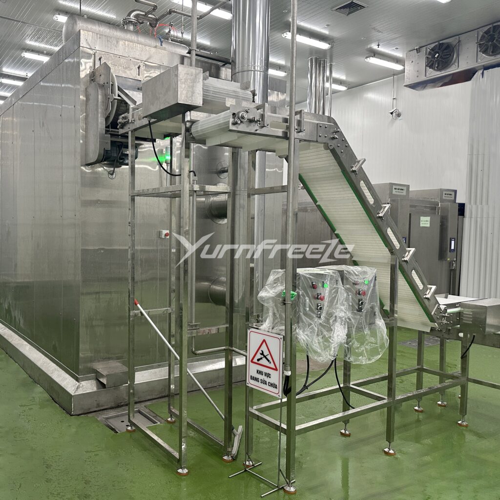 self stacking spiral freezer