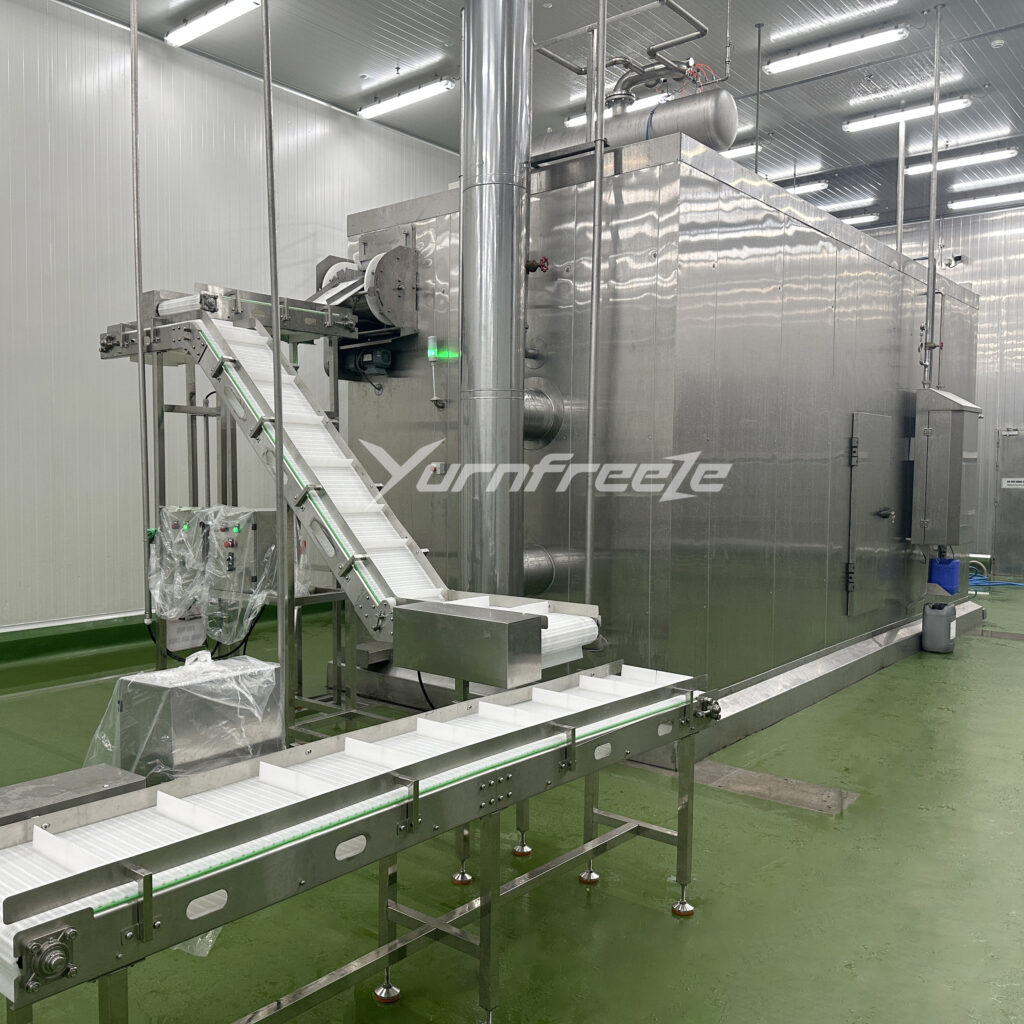 self stacking spiral freezer