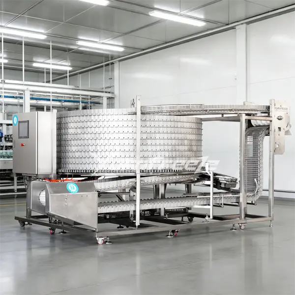banner-self stacking spiral freezer