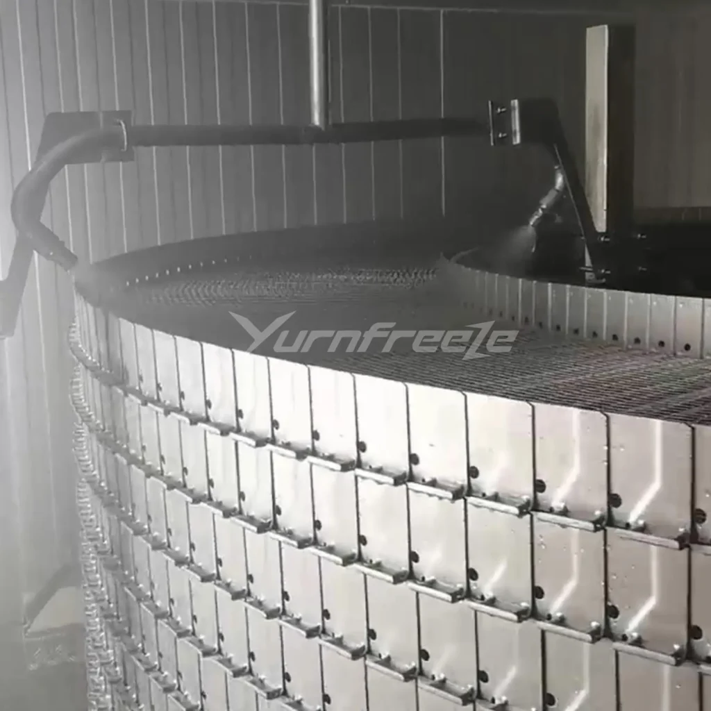 CIP Self-stacking Freezer Machine Belt