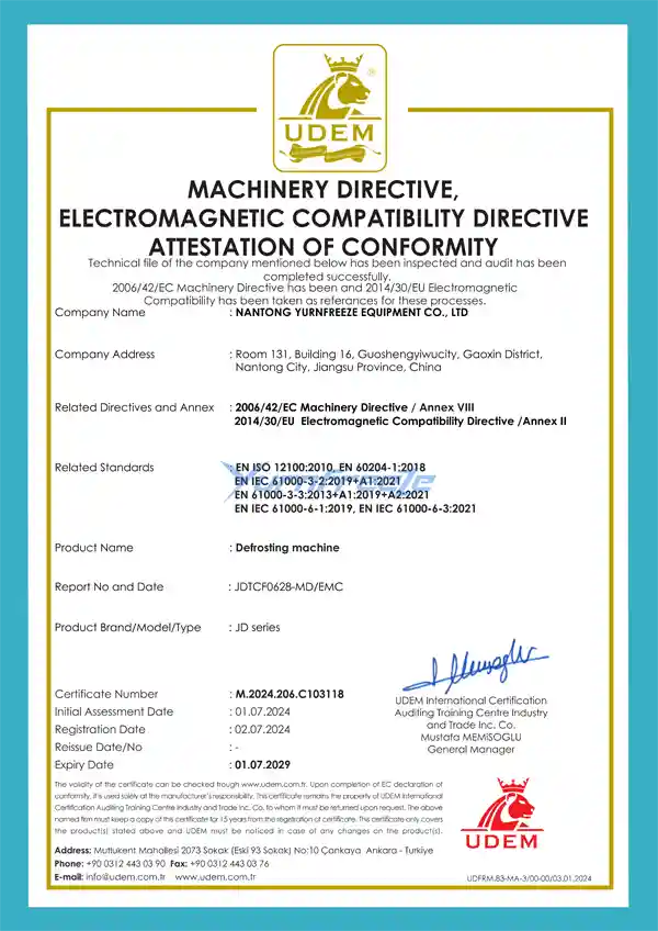 CE Deforsting Machine