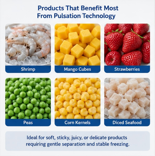 IQF Tunnel Freezer Freezing Fruits