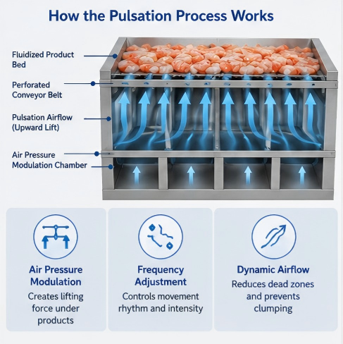 pulsation work principle