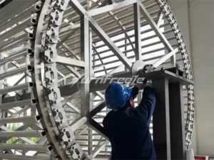 single spiral freezer installation