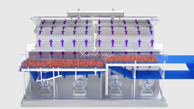 fluidized bed freezer airflow