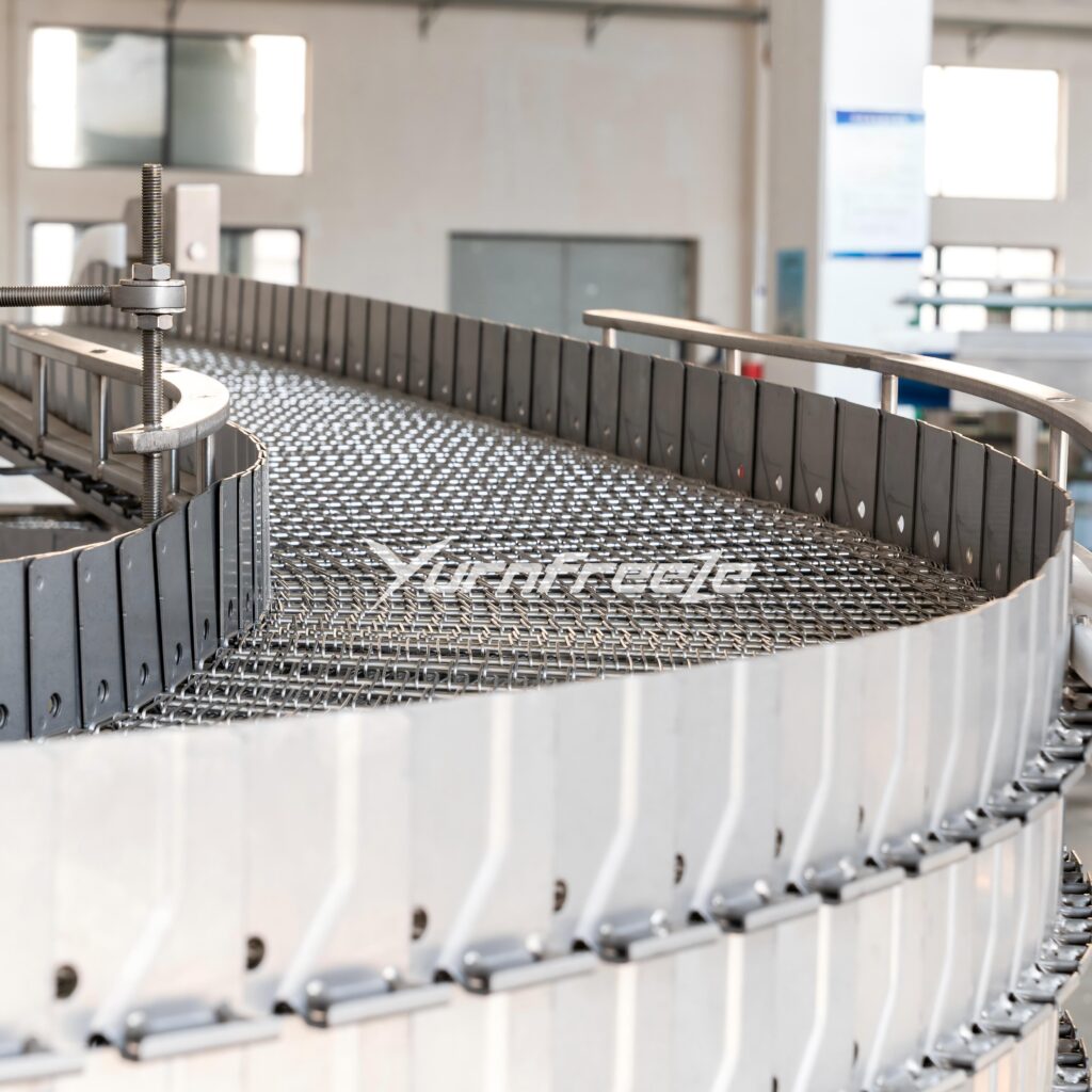 Yurnfreeze Self-Stacking Spiral Freezers Belt – Benchmarking JBT Frigoscandia's