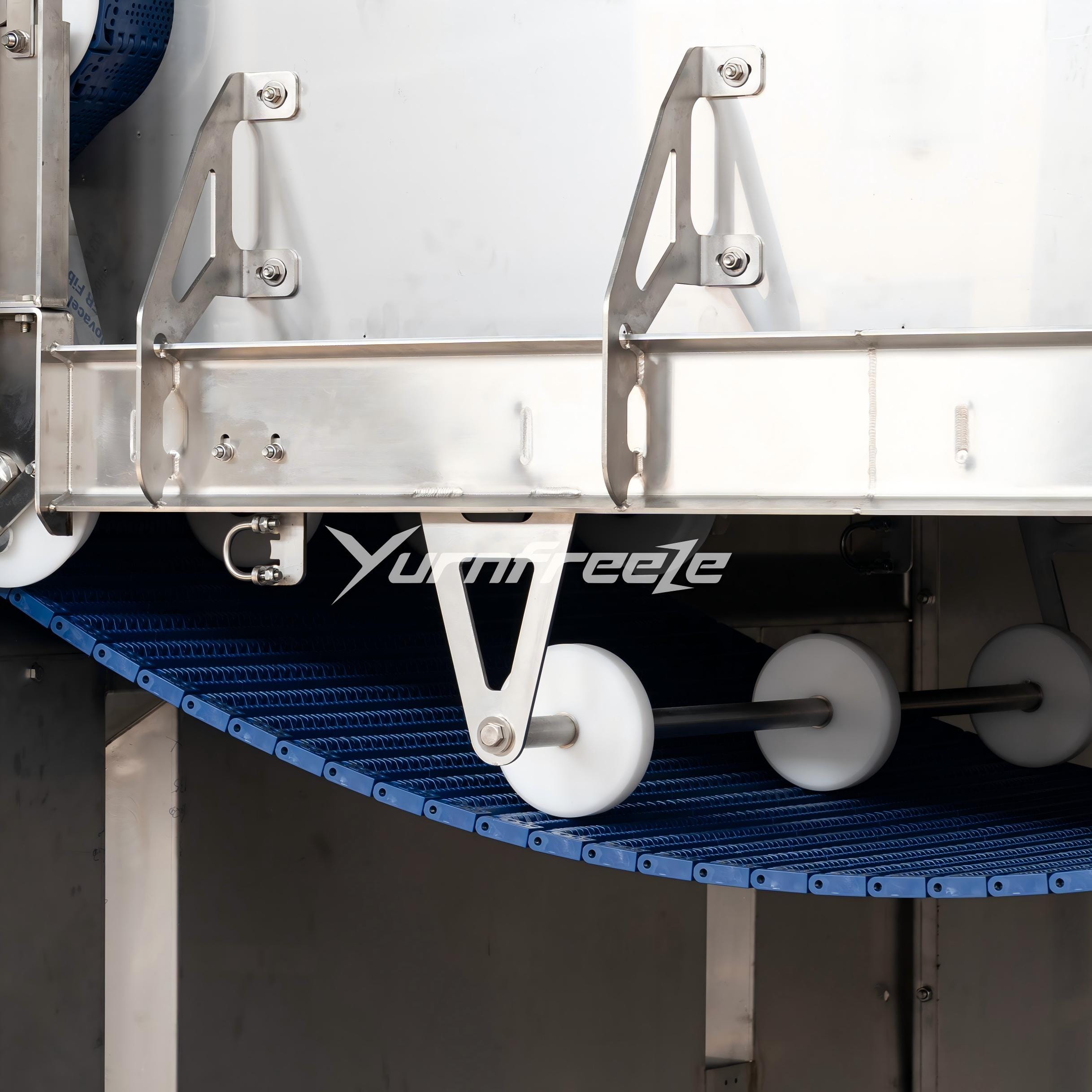 fluidized bed freezer belt