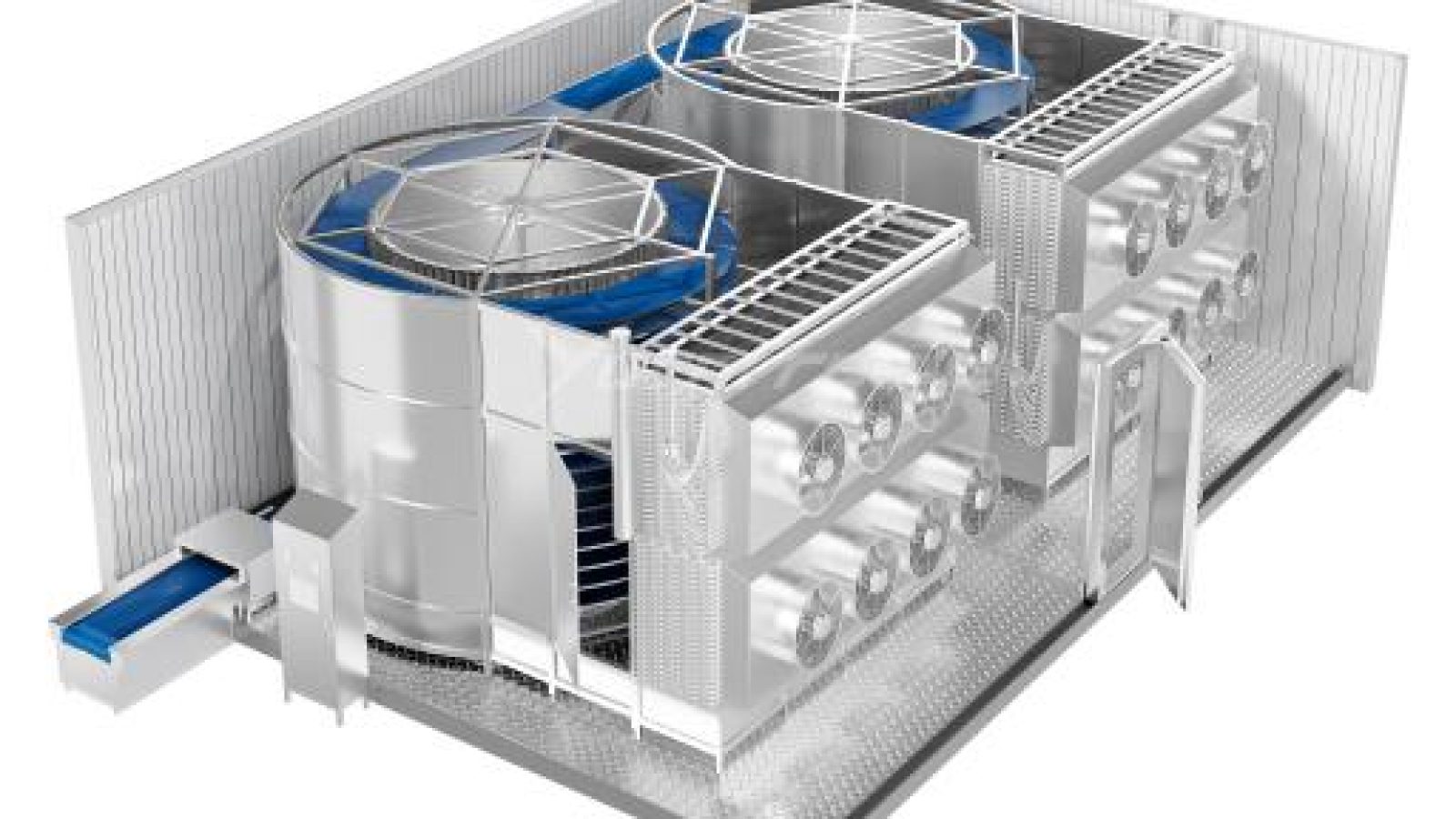 Double Drum Spiral Freezer